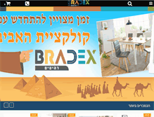 Tablet Screenshot of bradex.co.il